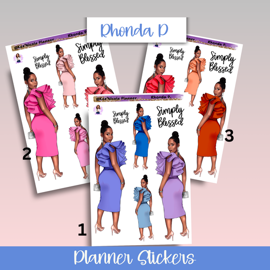 Rhonda P. Planner Stickers