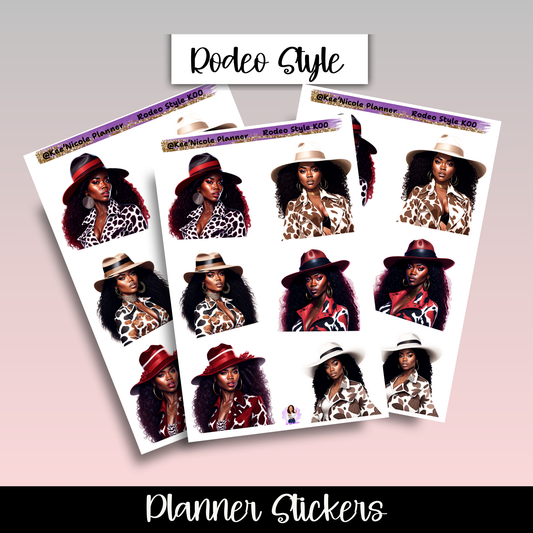 Rodeo Style Planner Stickers