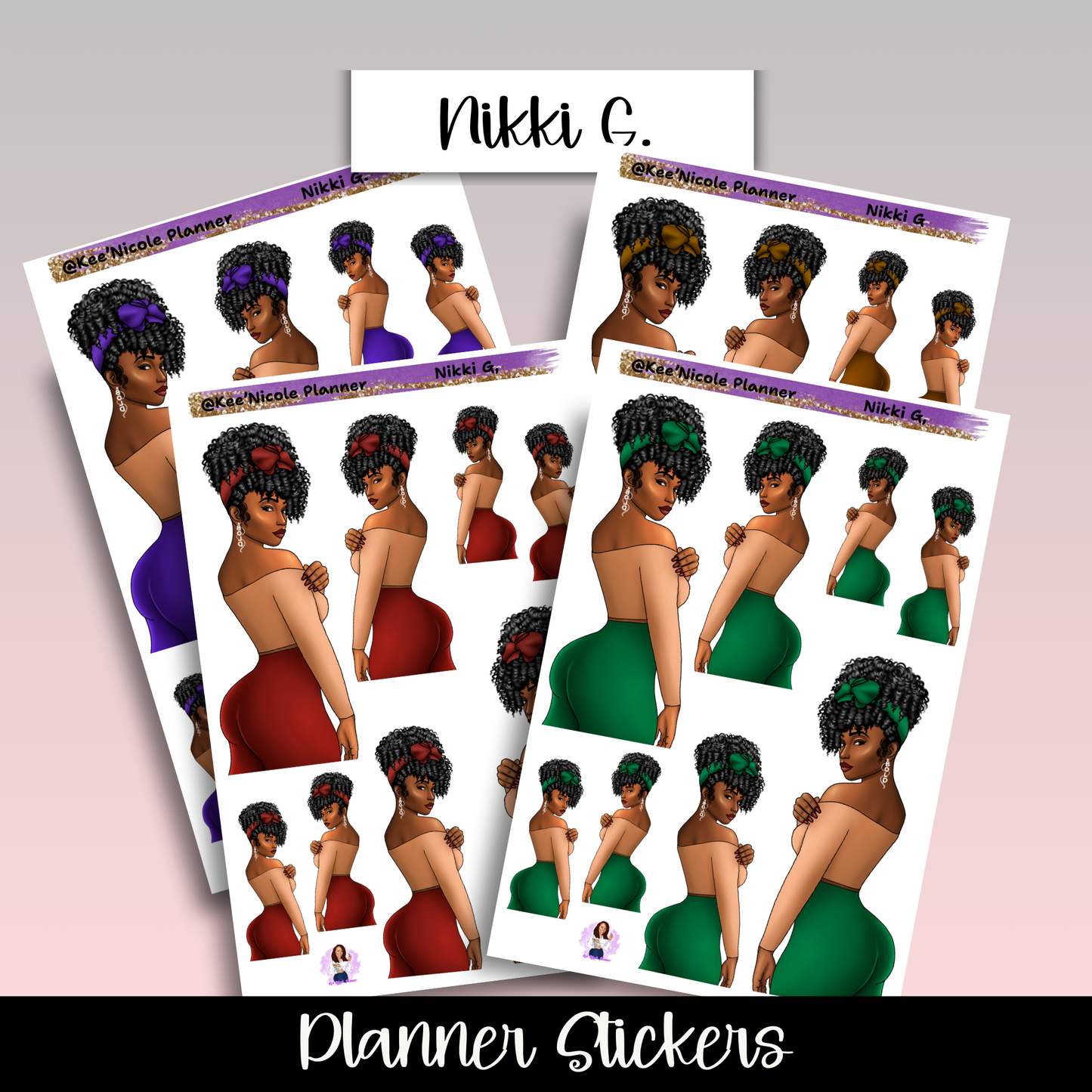 Nikki G. Planner Stickers