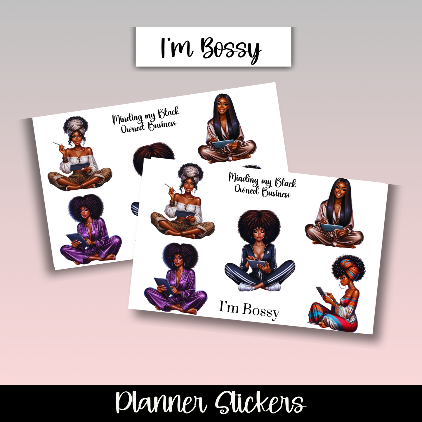 I'm Bossy Planner Stickers