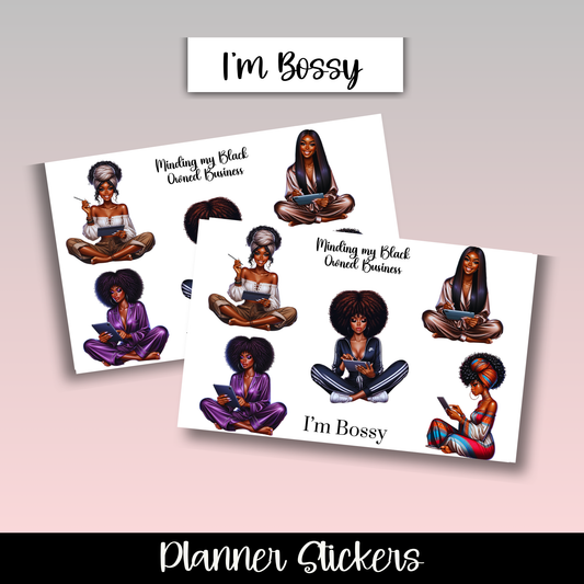 I'm Bossy Planner Stickers