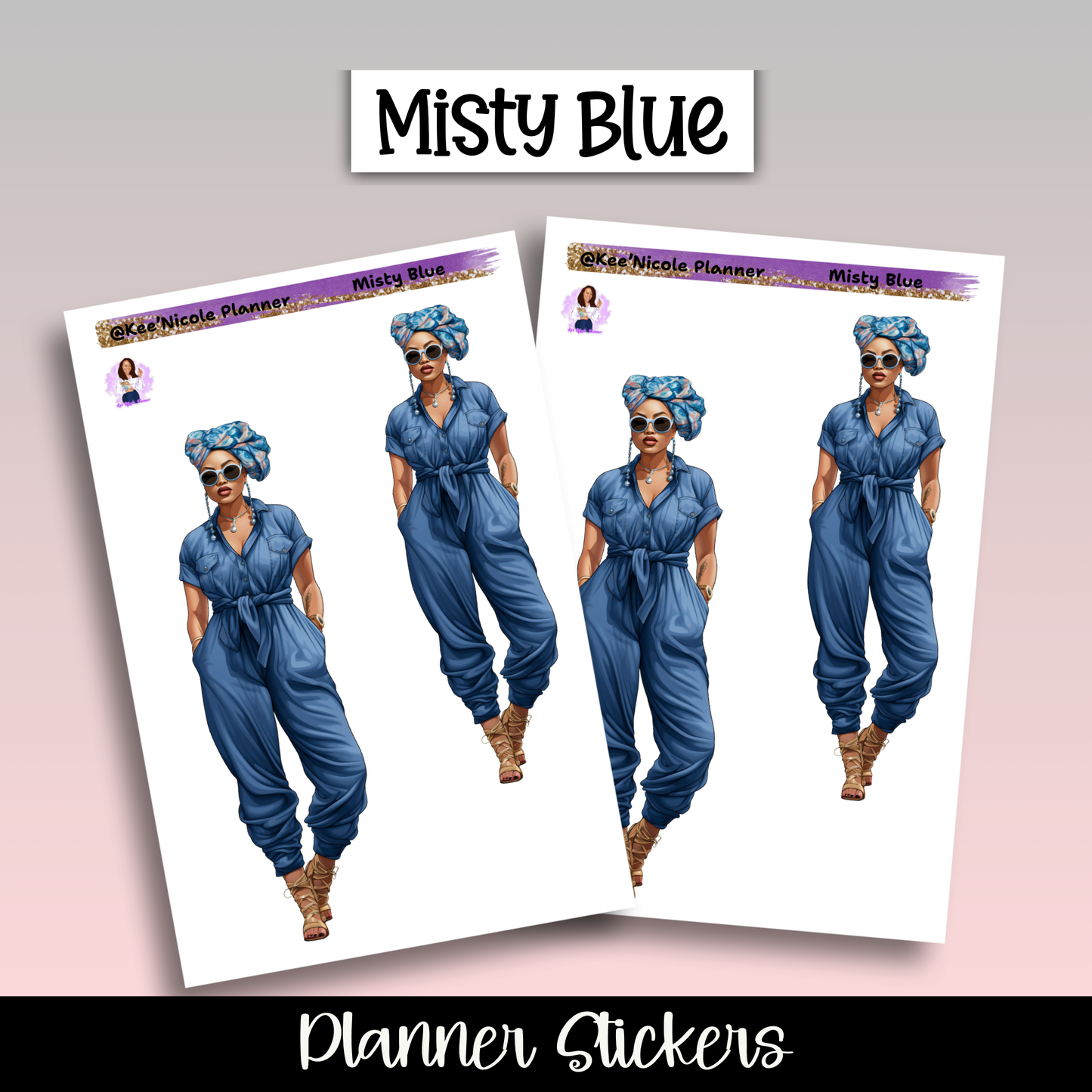 Denim Kweens Planner Stickers