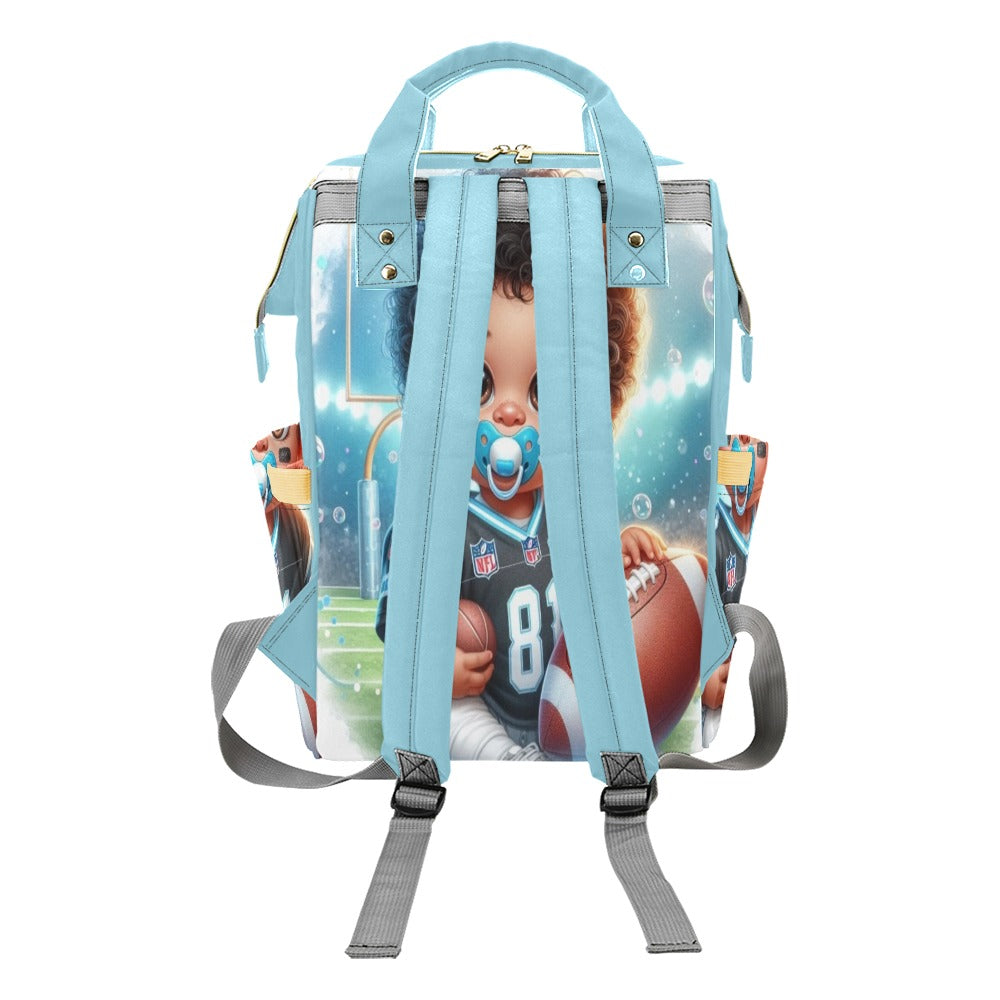 Touchdown on Blue Baby Backpack