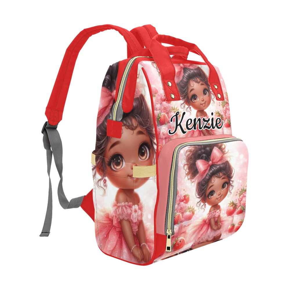 Little Miss Strawberry Baby Backpack