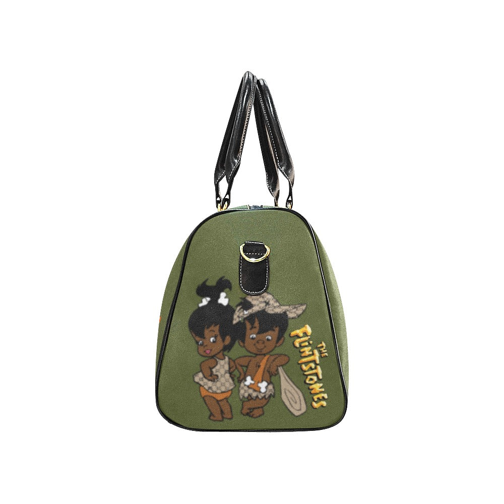 Twin & Nem Green/Orange Mommy Bag