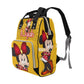 Red and Gold Baby Diaper Bag Backpack