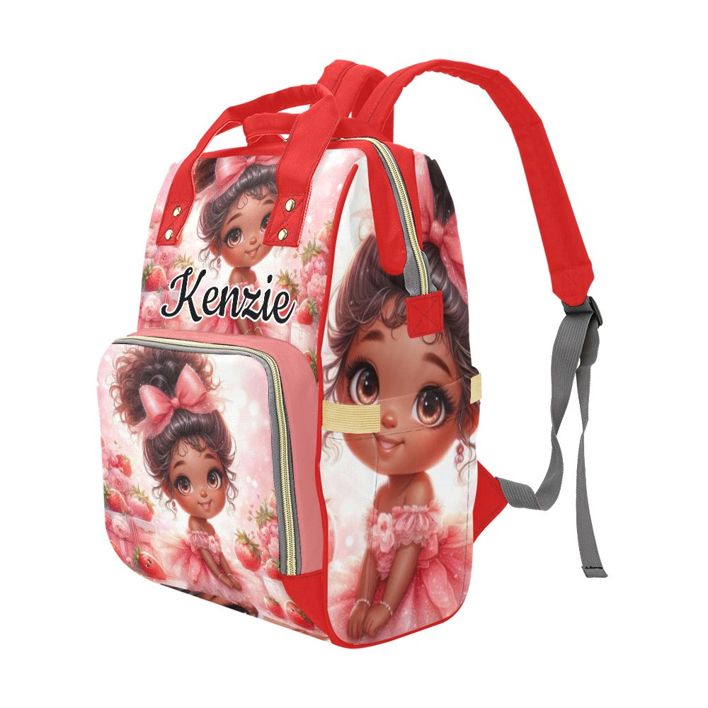 Little Miss Strawberry Baby Backpack