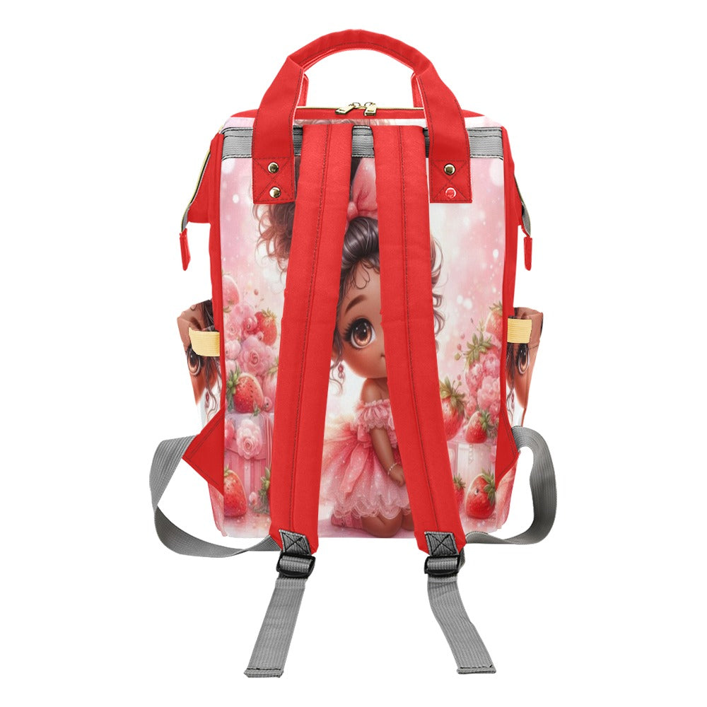 Little Miss Strawberry Baby Backpack