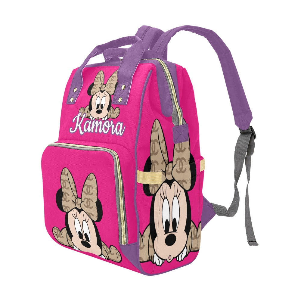 Minnie Pink and Purple Baby Bag