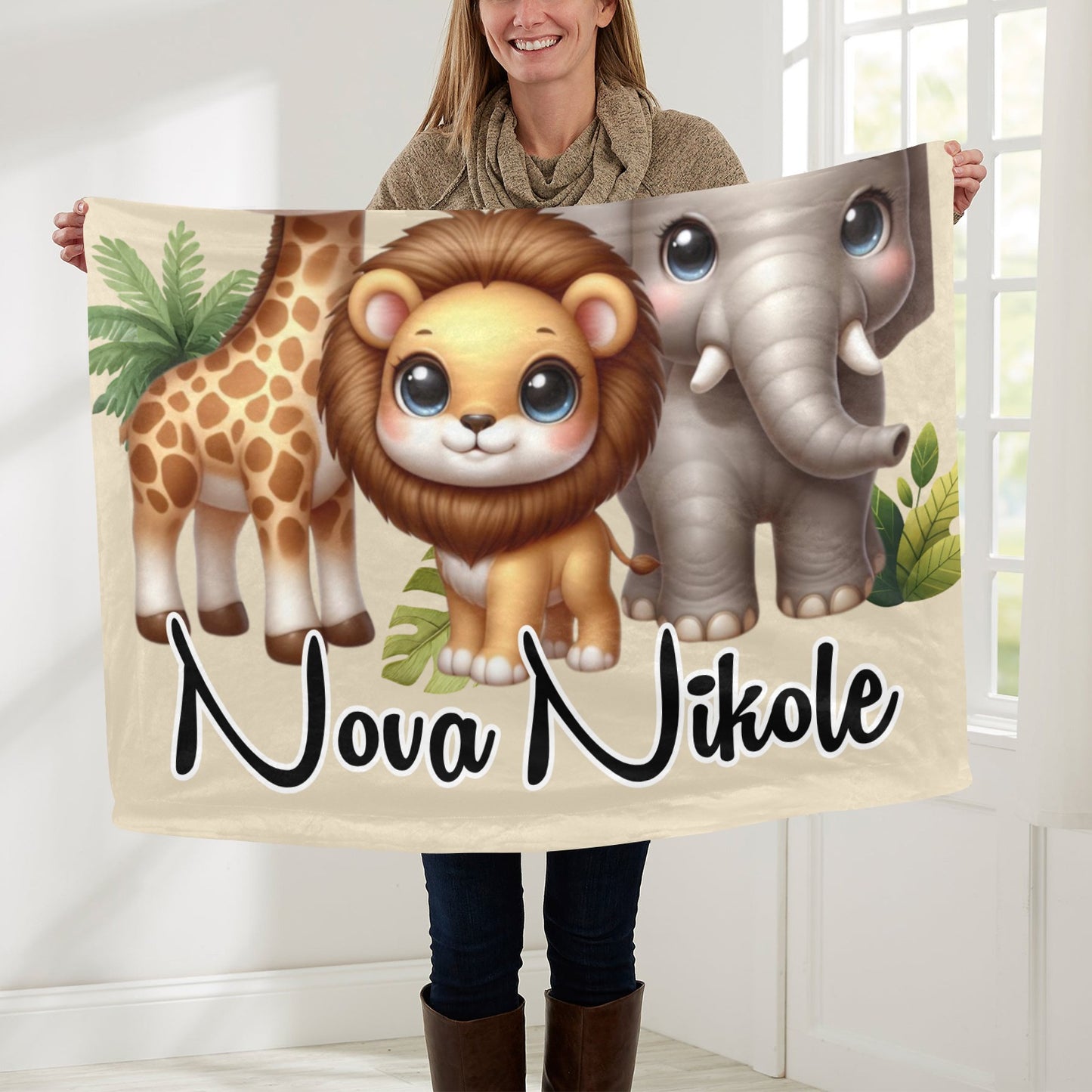 Safari 30 x 40 Baby Blanket