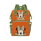 Minnie Green and Orange Baby Bag