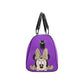 Neon Purple and Teal Minnie Mommy Bag