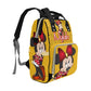 Red and Gold Baby Diaper Bag Backpack