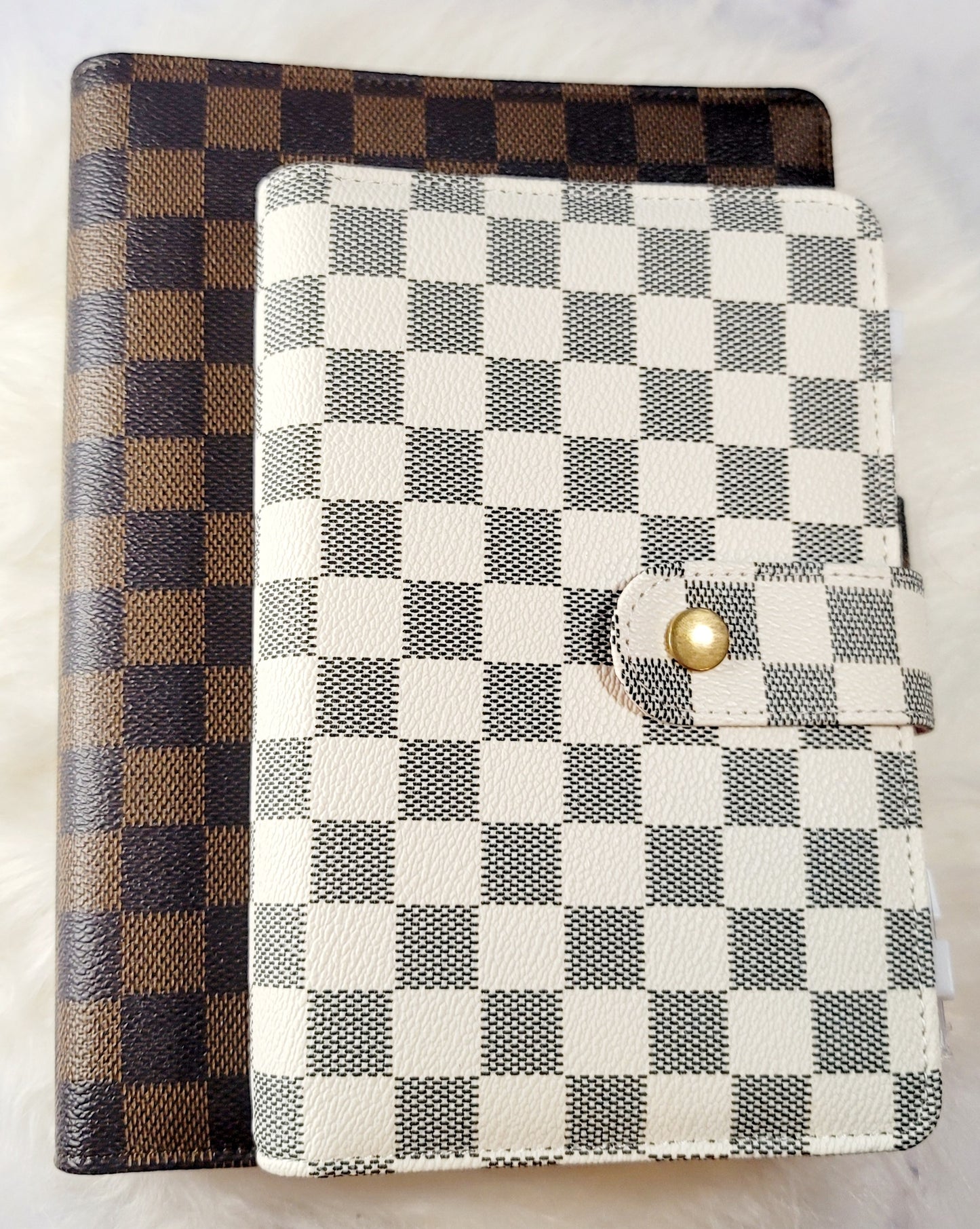 Checkered Luxury Binders